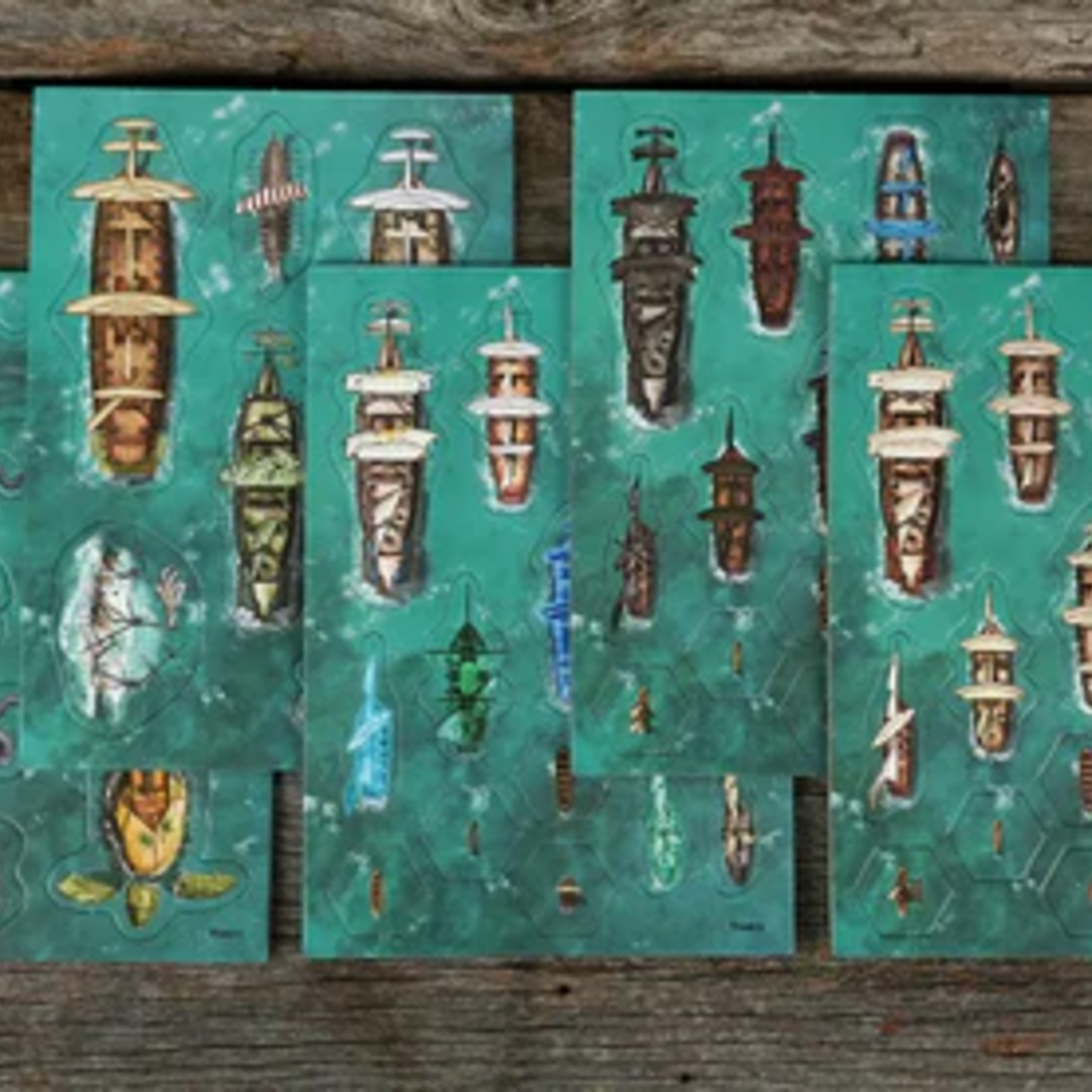 Limithron Pirate Borg Punch-Out Naval Combat Token Pack