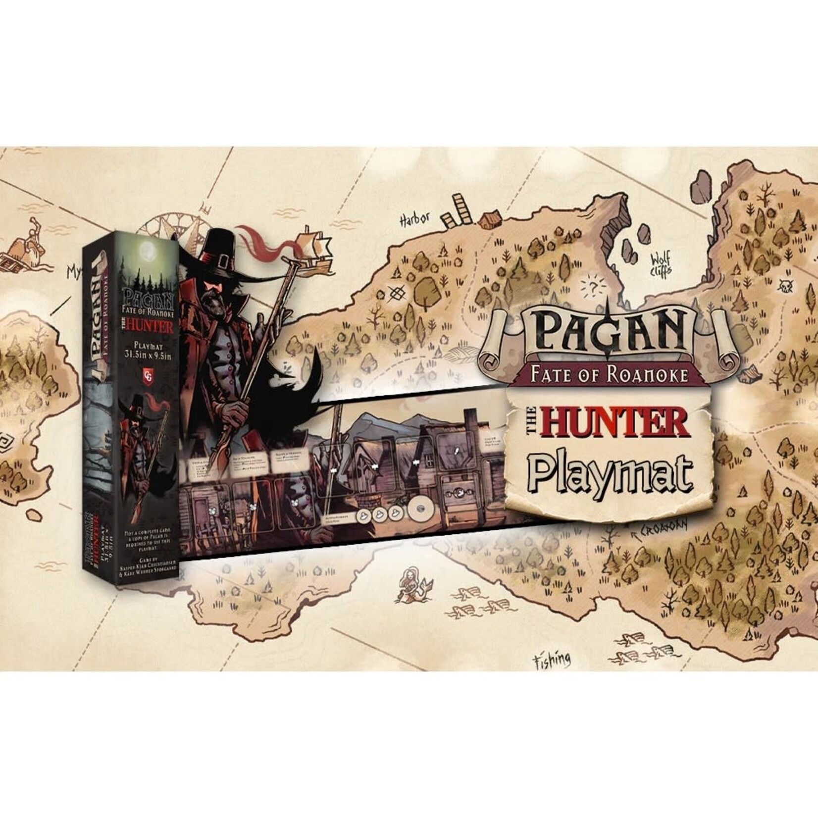 Capstone Games Pagan Fate of Roanoke Hunter Playmat
