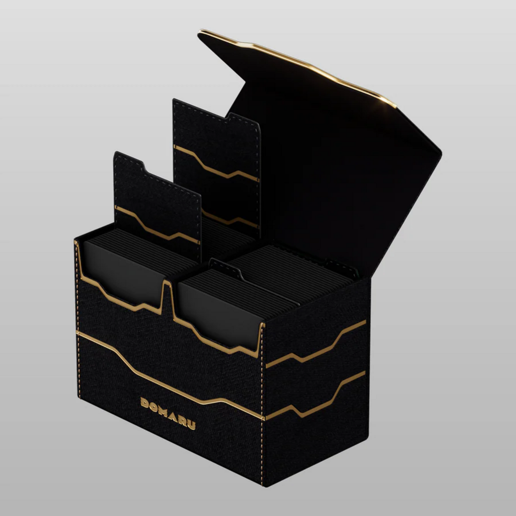 Gatherer's Tavern Gatherer's Tavern Domaru Deck Box Armory Vertex Duo 200+ Obsidian