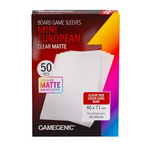 Gamegenic GameGenic Board Game Sleeves Mini European Clear Matte 50 ct