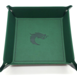 Old School Dice Old School Dice Square Rolling Tray Dark Green