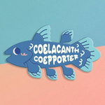 Fiveboos Inc Coelacanth Supporter Enamel Pin