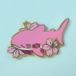 Fiveboos Inc Sakura Shark Enamel Pin