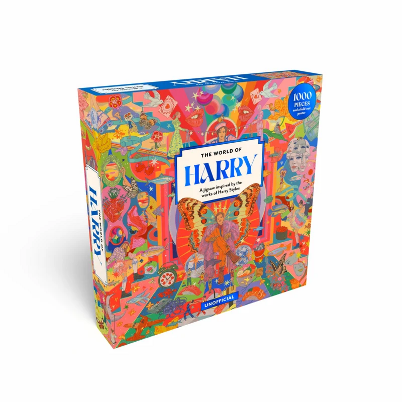 Laurence King Publishing 1000 pc Puzzle The World of Harry An Unofficial Puzzle Inspired by the Works of Harry Styles