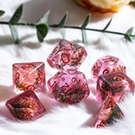 Fennek and Finch Pink Flowers and Moss with Real Botanicals Polyhedral 8 die set
