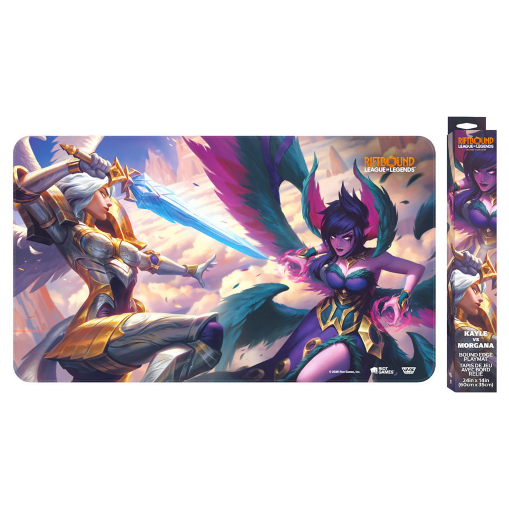 UVS Games UVS Playmat Riftbound Vendetta Kayle vs Morgana