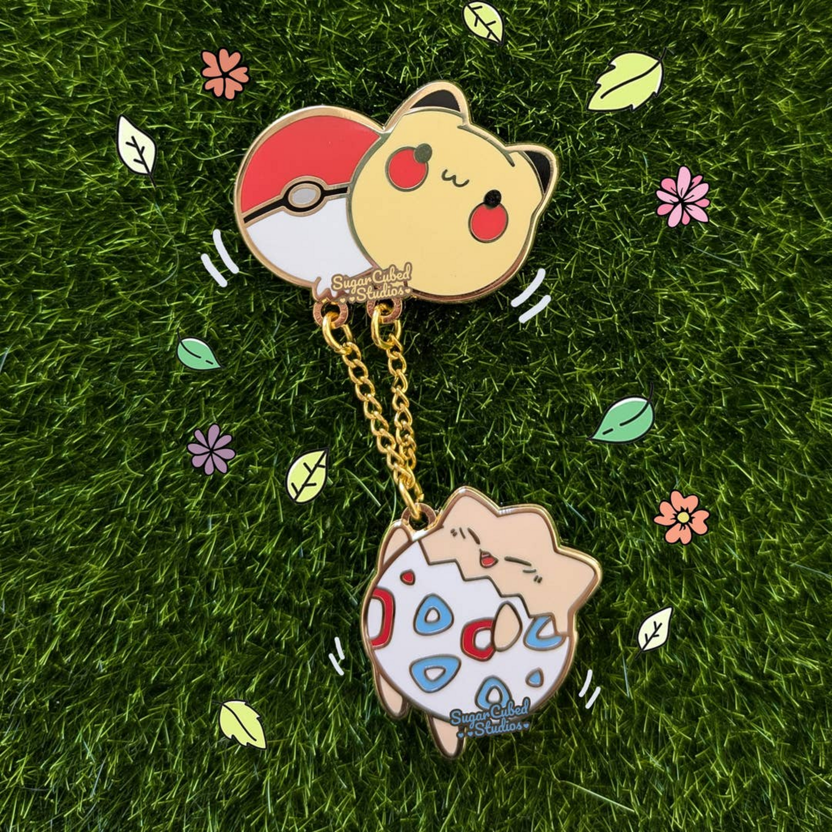 Sugar Cubed Studios 175 Mystery Monster Dangle Enamel Pin Togepi