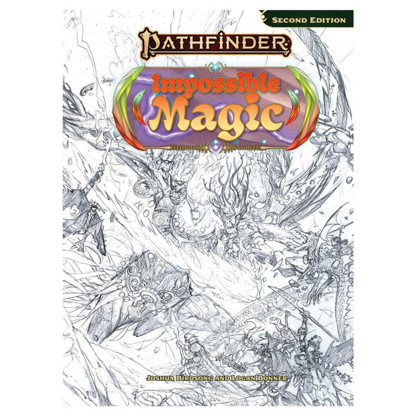 Paizo Publishing Pathfinder 2E Impossible Magic Sketch Cover