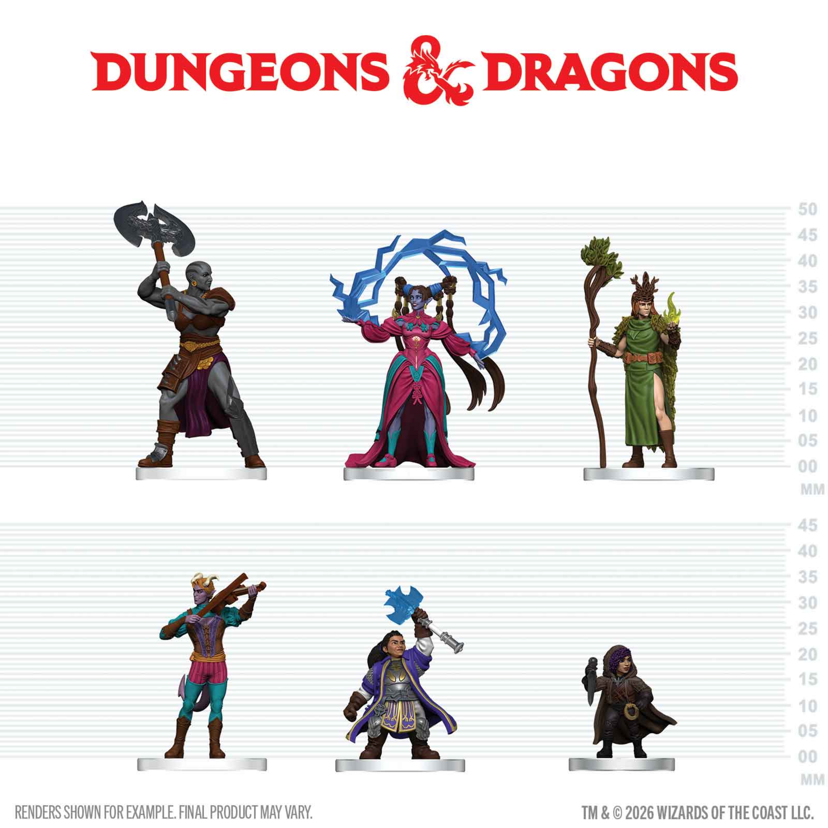WizKids Dungeons and Dragons Icons of the Realms Player's Handbook Spells and Steel Starter Set