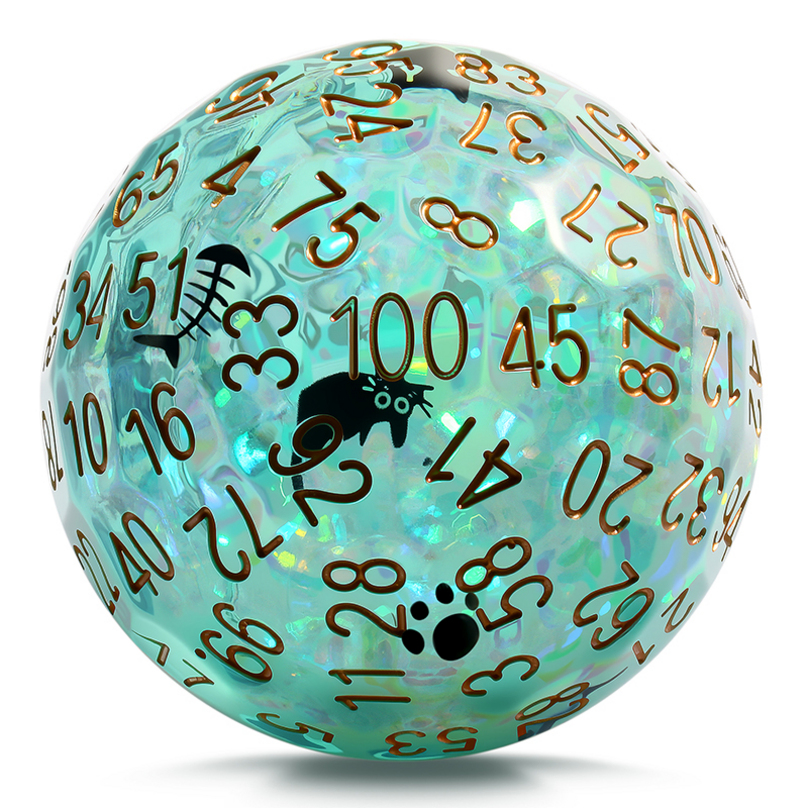 Dice Habit d100 Scuba Kitty