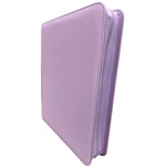 9-Pocket Premium Toploader Zippered Binder Pink and Pink