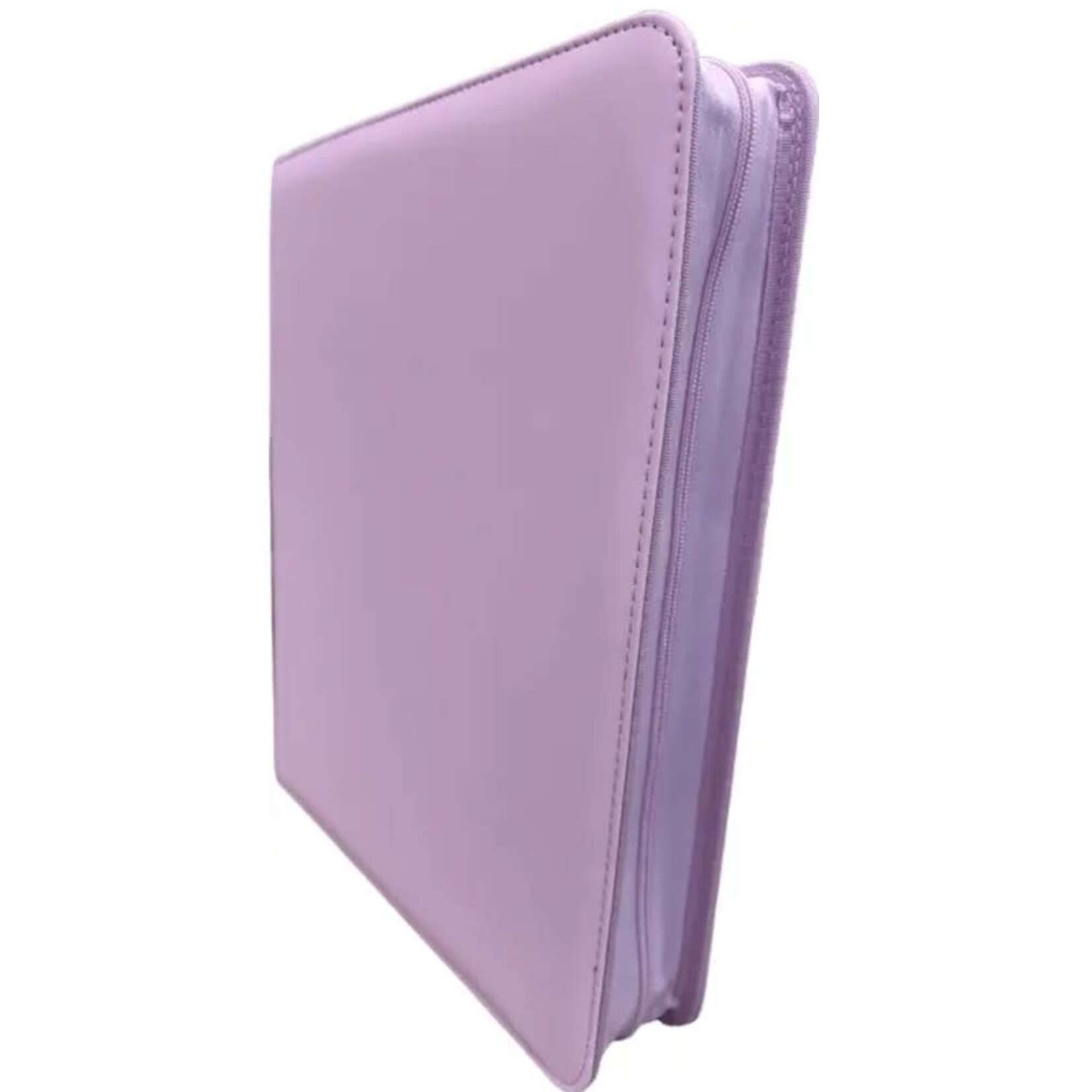 9-Pocket Premium Toploader Zippered Binder Pink and Pink