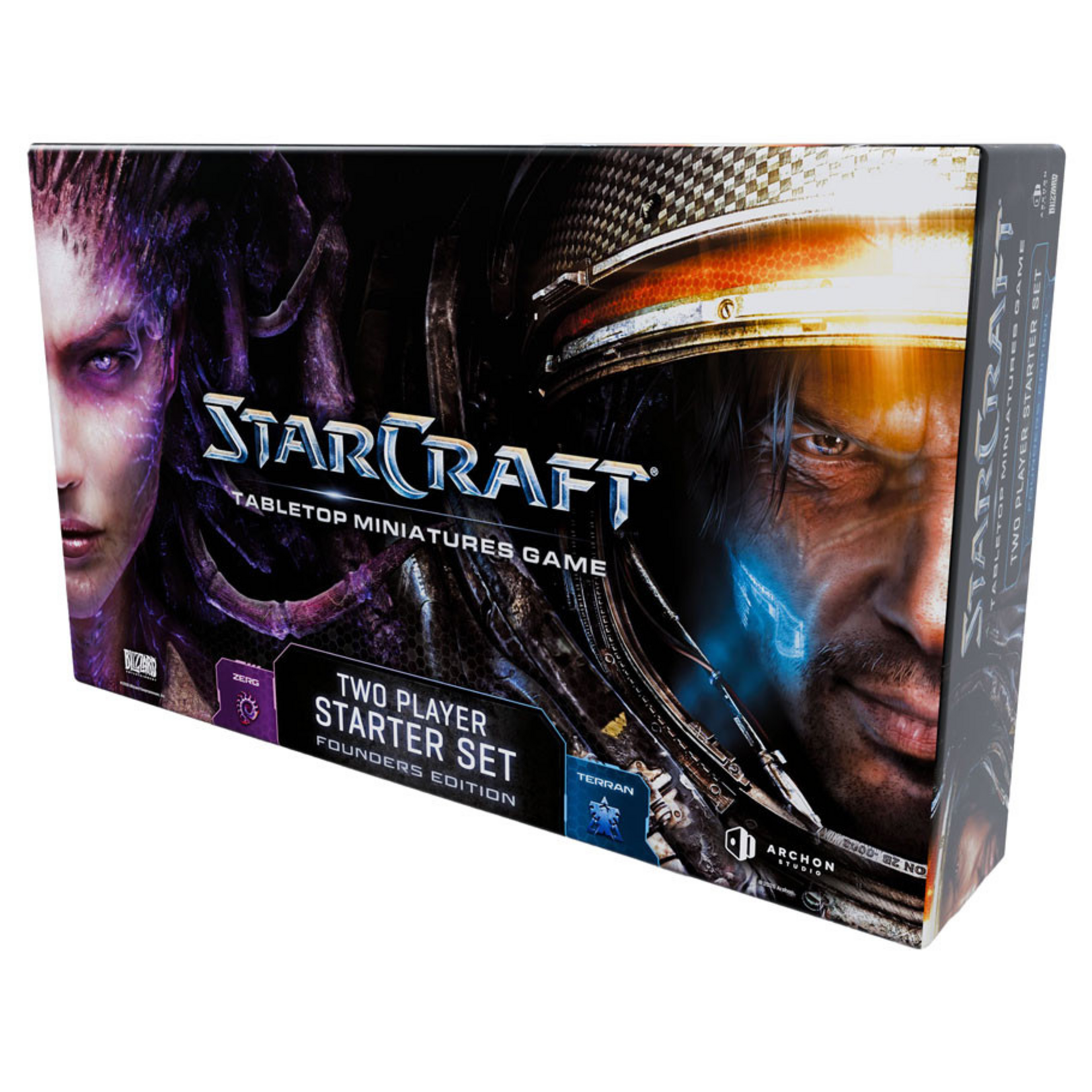 Archon Studios StarCraft Tabletop Miniatures Game Two Player Starter Set Founders Edition