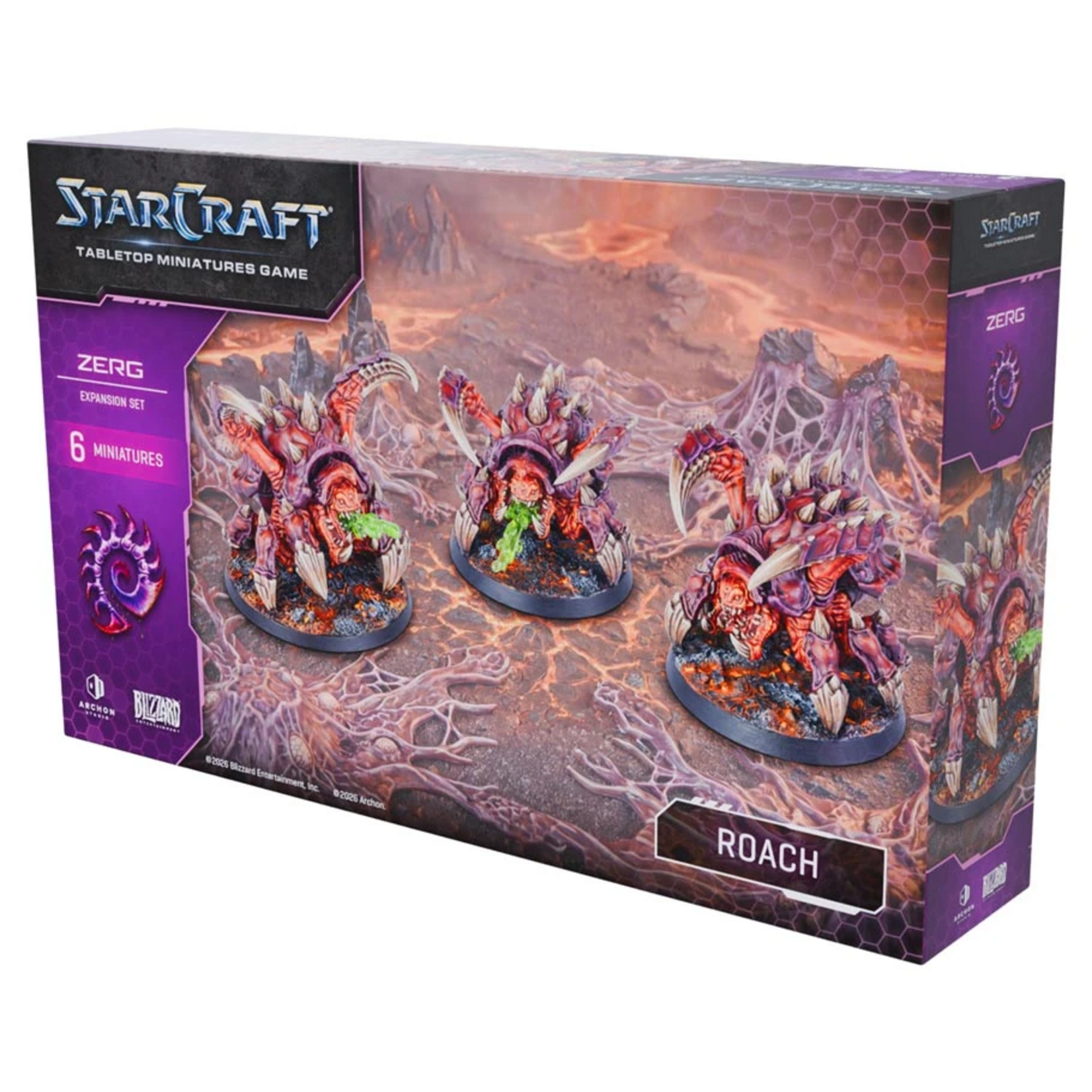 Archon Studios StarCraft Tabletop Miniatures Game Zerg Roach Expansion Set