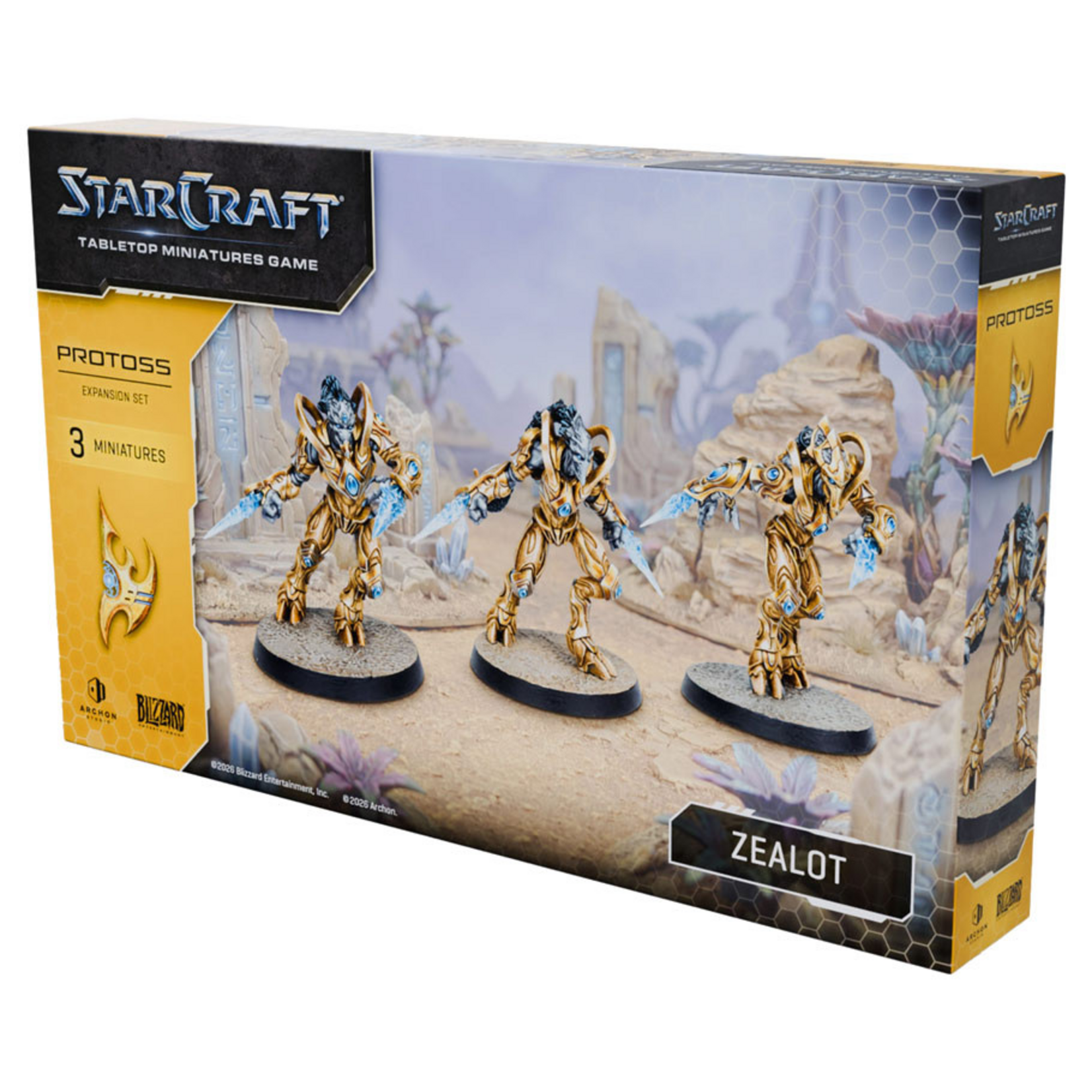 Archon Studios StarCraft Tabletop Miniatures Game Protoss Zealot Expansion Set