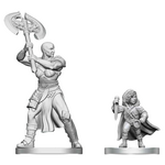 WizKids Dungeons and Dragons Nolzur's Marvelous Minis Goliath Barbarian and Halfling Rogue