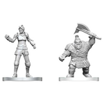 WizKids Dungeons and Dragons Nolzur's Marvelous Minis Cultist of Bane and Dwarf Zhentilar Soldier