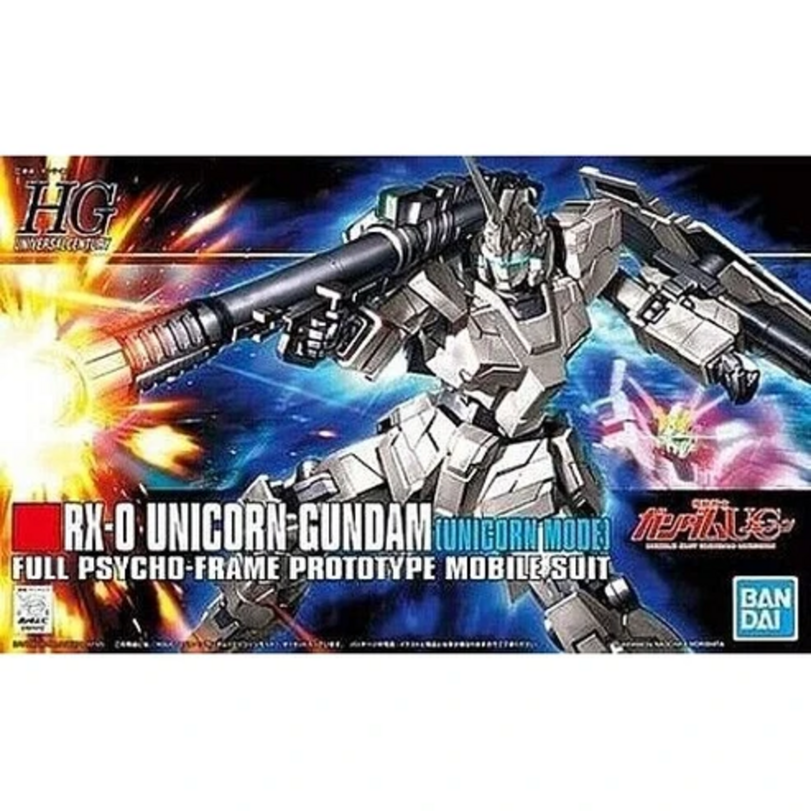 Bandai Gundam 101 Rx-0 Unicorn Gundam HGUC