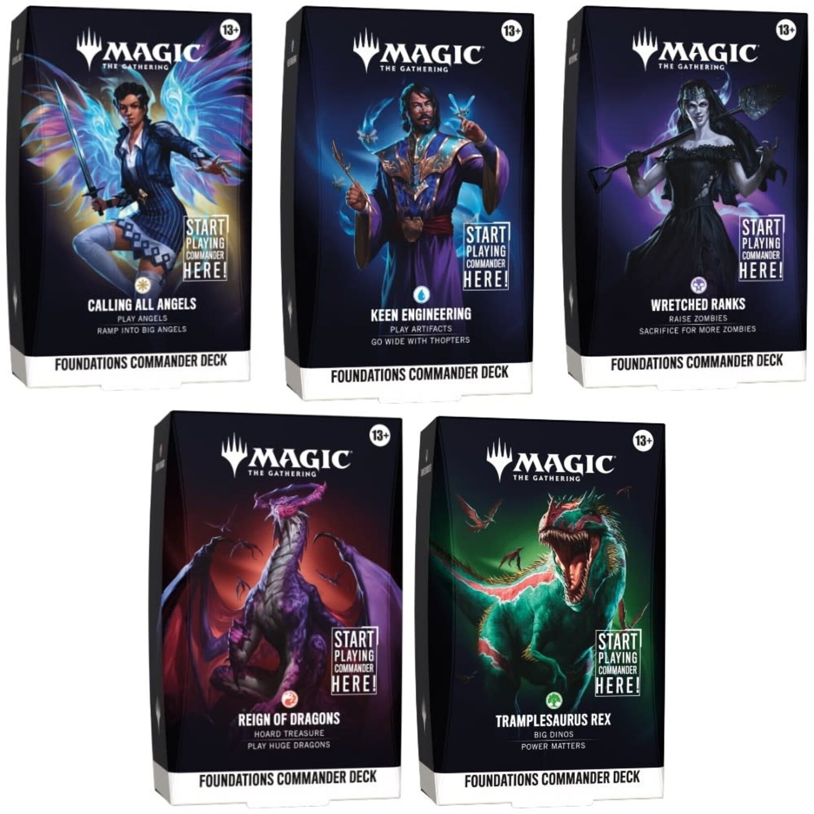 Wizards of the Coast Magic the Gathering Commander Deck CASE Foundations