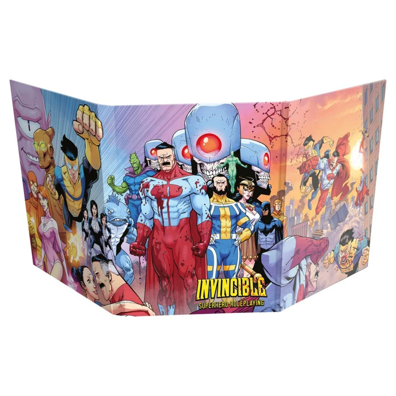 Free League Publishing Invincible Superhero Roleplaying GM Screen