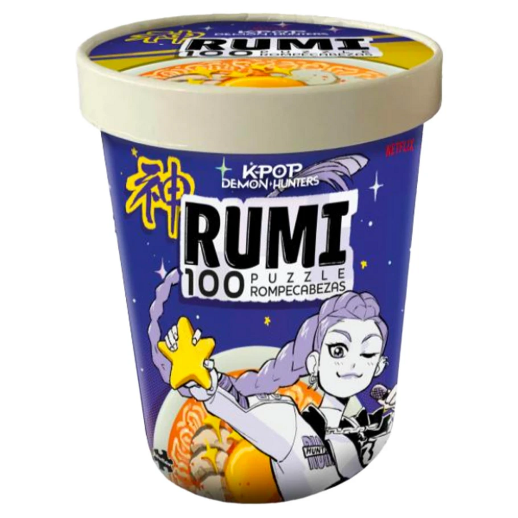 Buffalo Games 100 pc Puzzle K-Pop Demon Hunters Ramen Rumi PACK