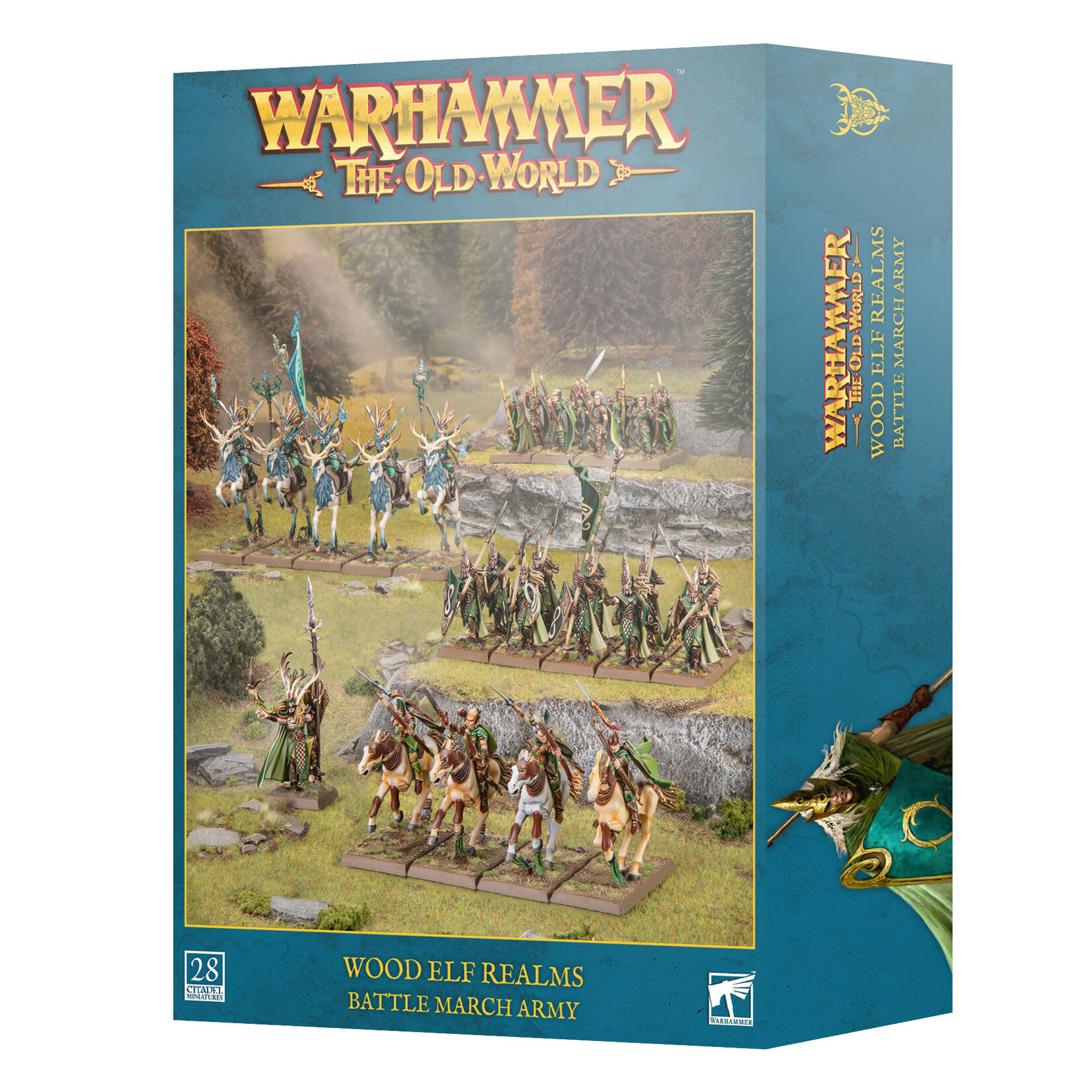 Games Workshop Warhammer The Old World Wood Elf Realms Battle March Army