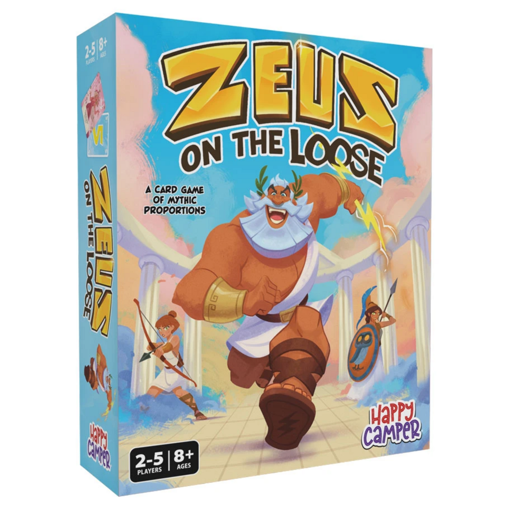 Happy Camper Zeus on the Loose