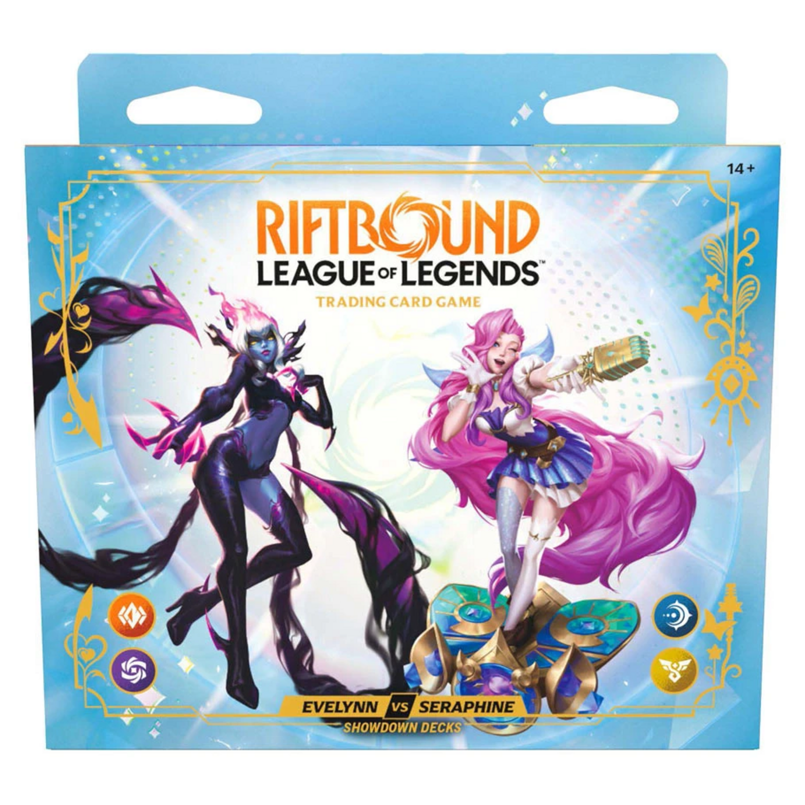 UVS Games Riftbound League of Legends TCG Radiance Showdown Deck Evelynn vs Seraphine PACK