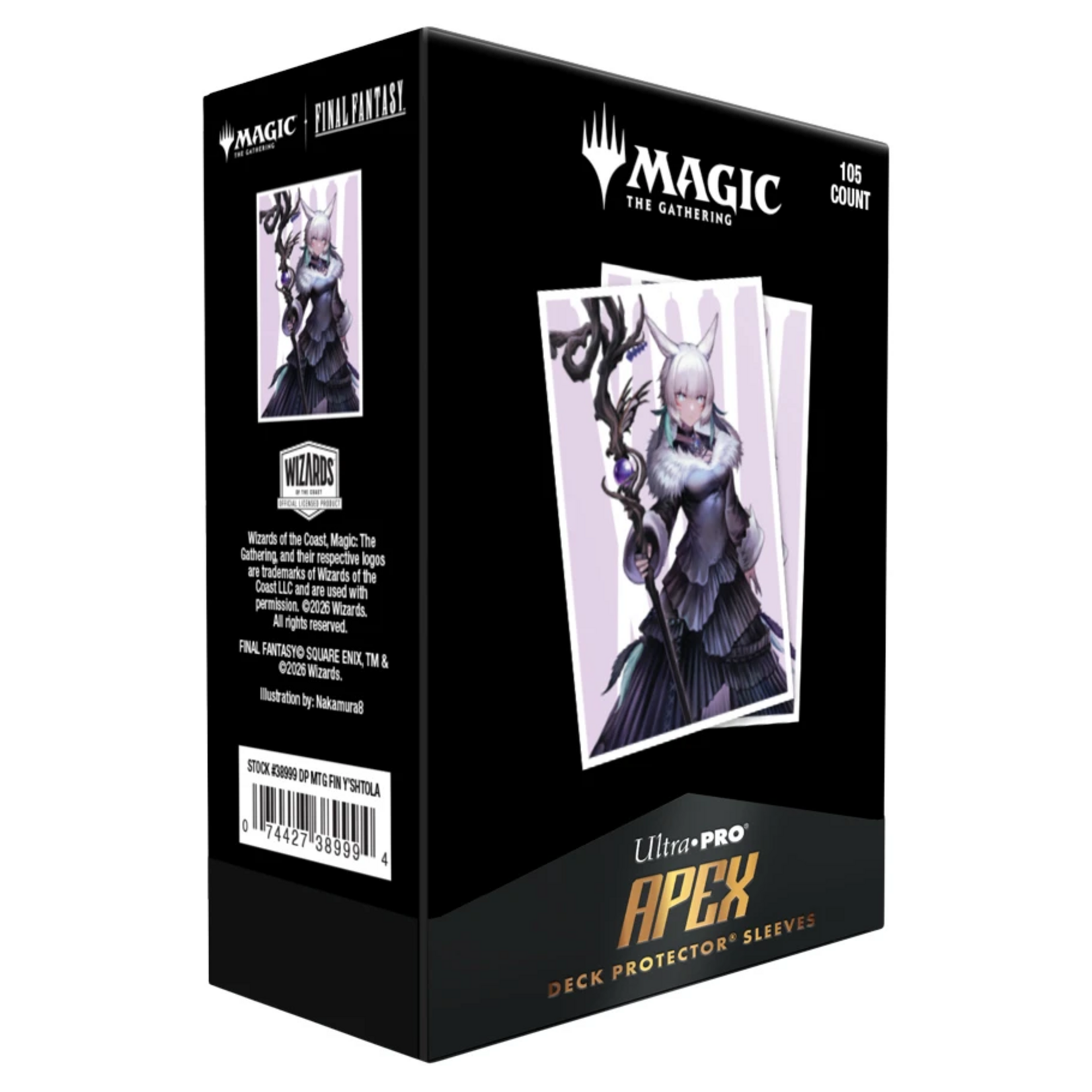 Ultra Pro Ultra Pro Magic Apex Deck Protector Sleeves 105 ct Final Fantasy Y'shtola, Night's Blessed