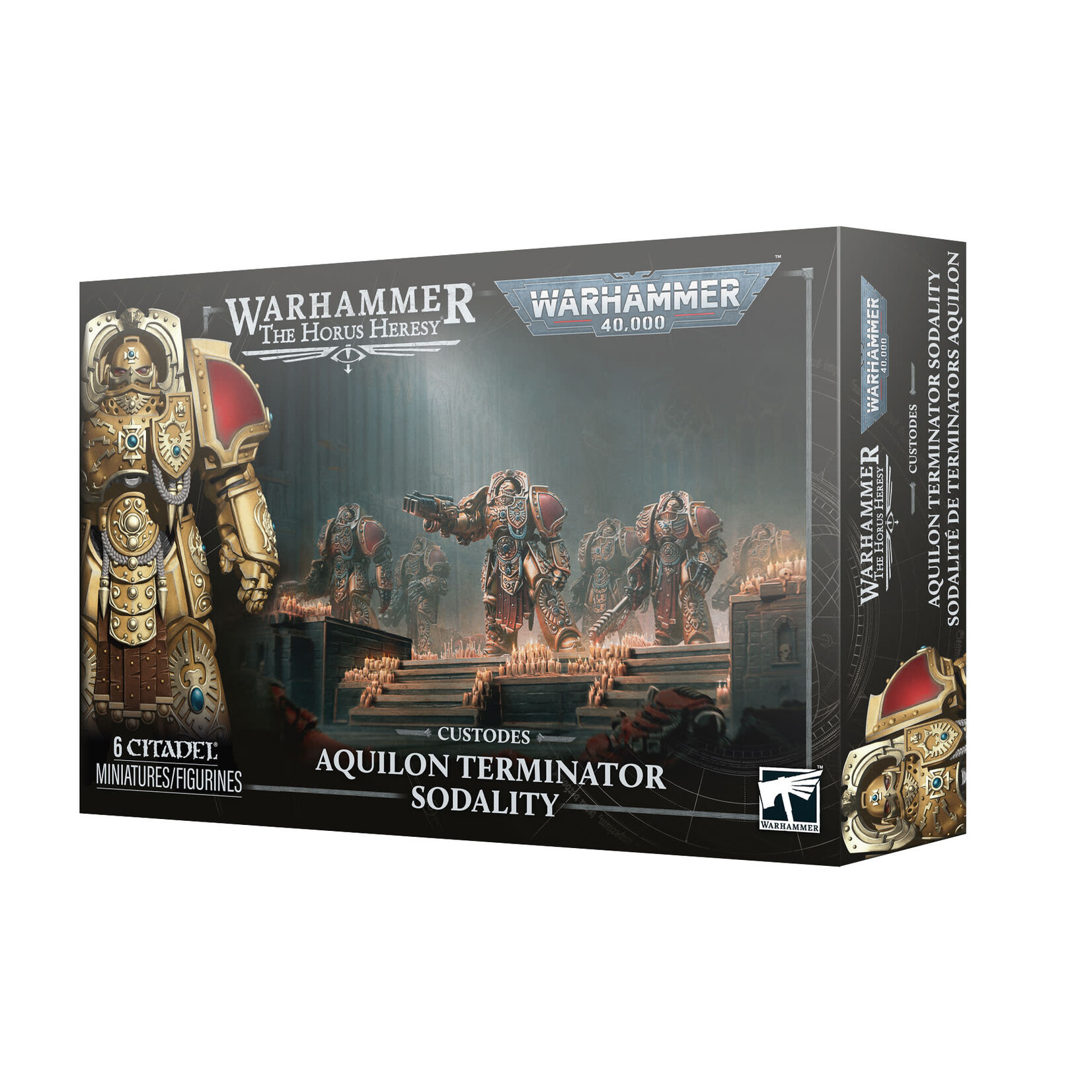 Games Workshop Warhammer 40k Imperium Adeptus Custodes Aquilon Terminator Sodality