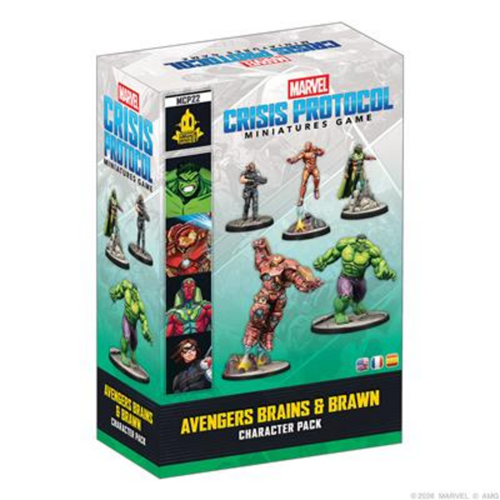 Atomic Mass Games Marvel Crisis Protocol Avengers Brains and Brawn Character Pack