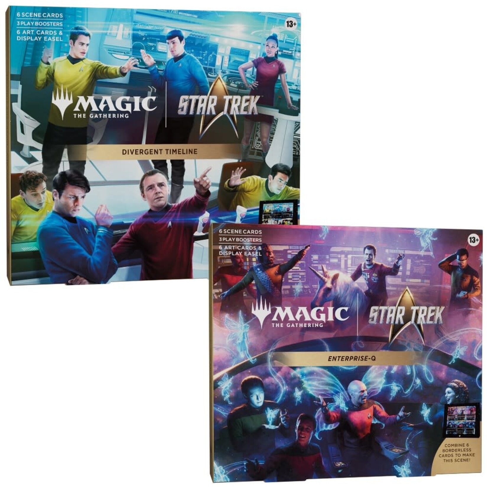 Wizards of the Coast Magic the Gathering Star Trek Scene Box DUO