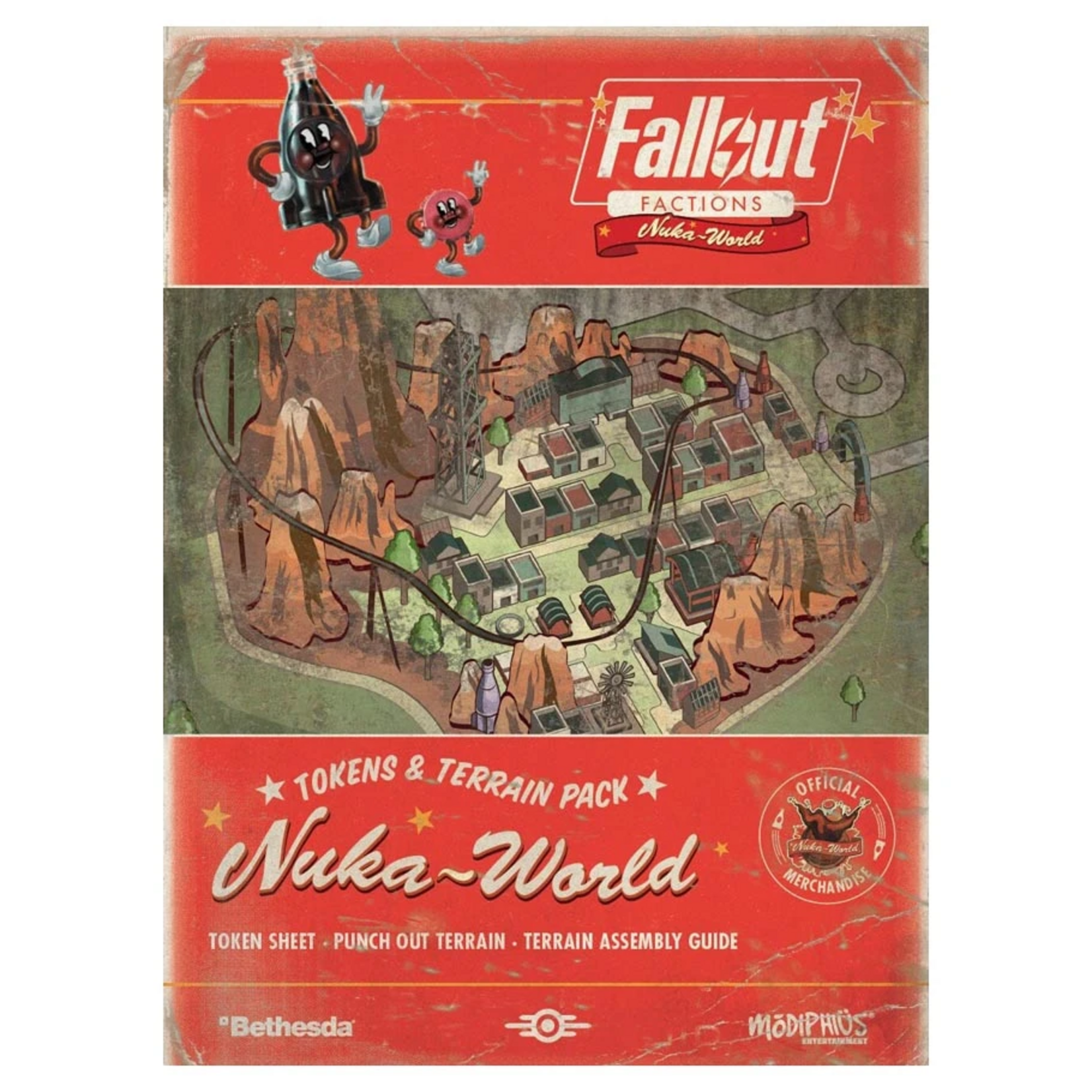 Modiphius Fallout RPG Factions Tokens and Terrain Pack 1