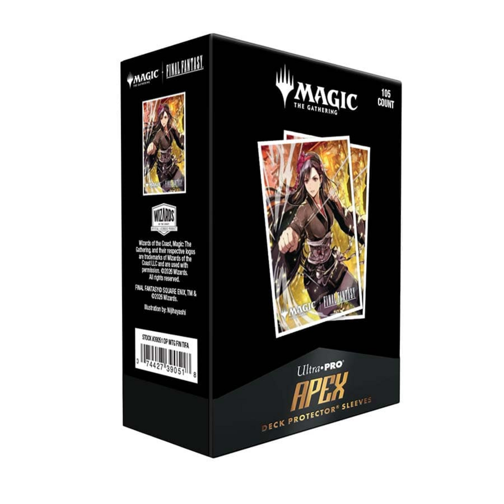 Ultra Pro Ultra Pro Magic Apex Deck Protector Sleeves 105 ct Final Fantasy Tifa Lockheart