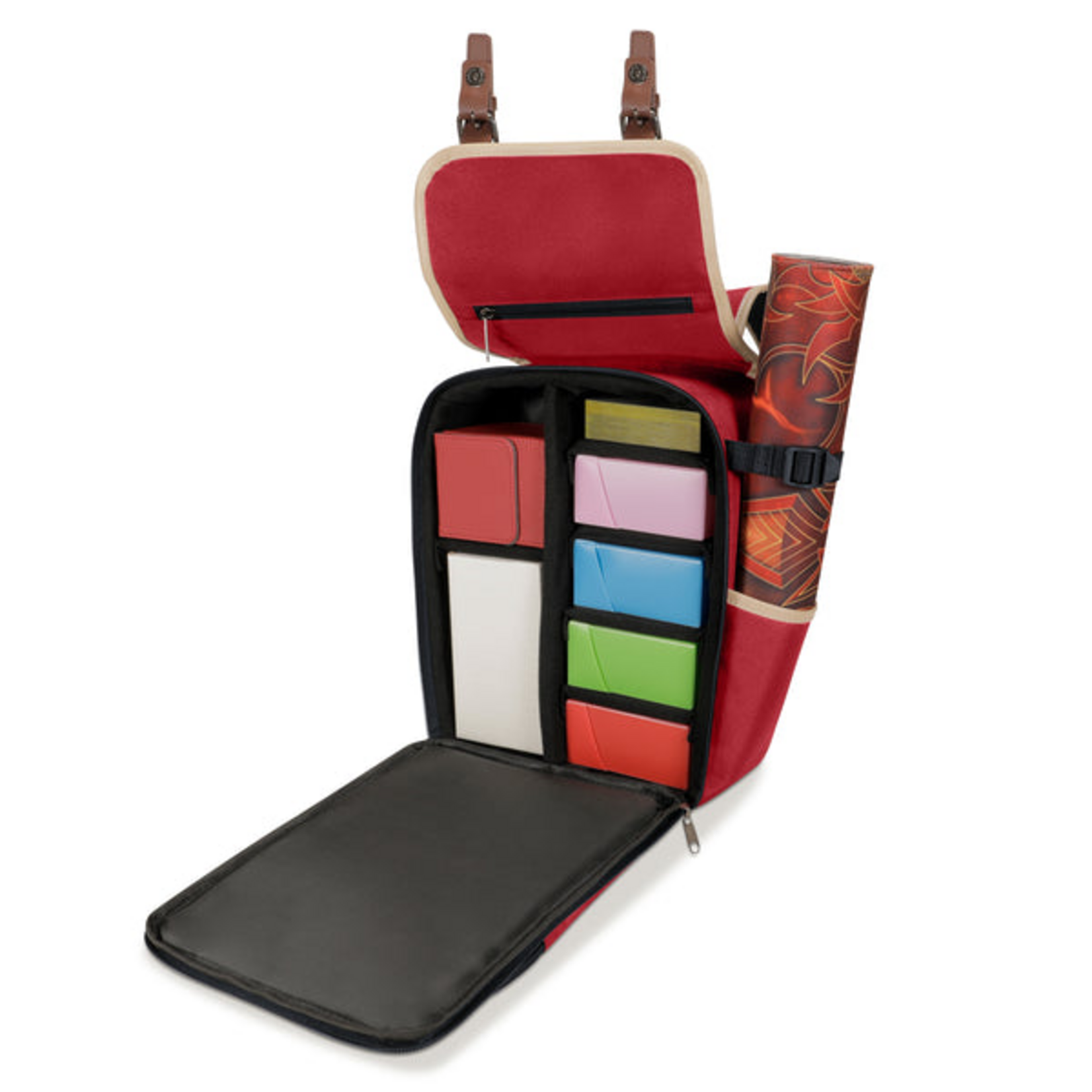 Enhance Gaming ENHANCE Designer Edition Compact Trading Card Backpack Red
