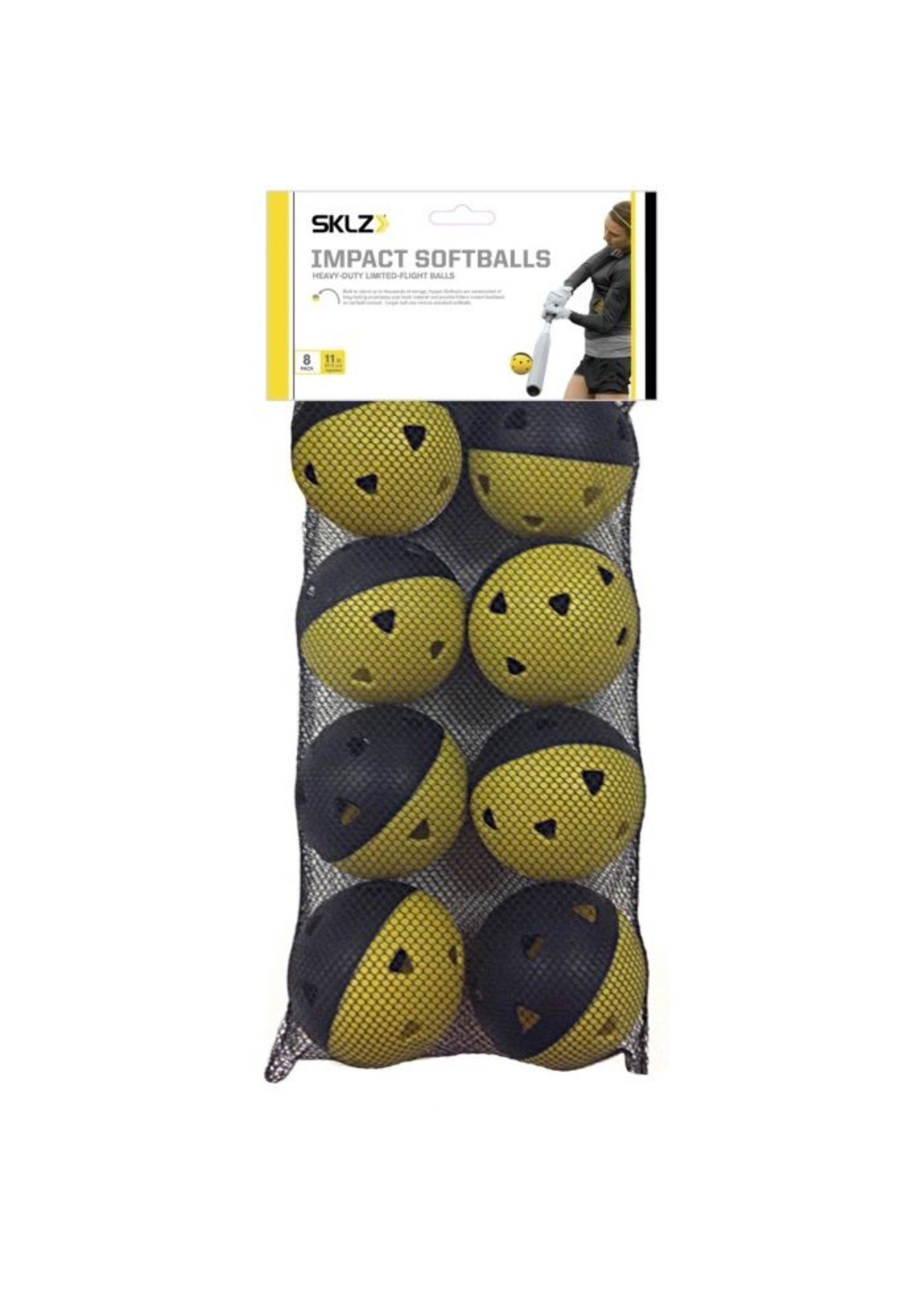 SKLZ SKLZ 8-PACK IMPACT PRACTICE SOFTBALLS