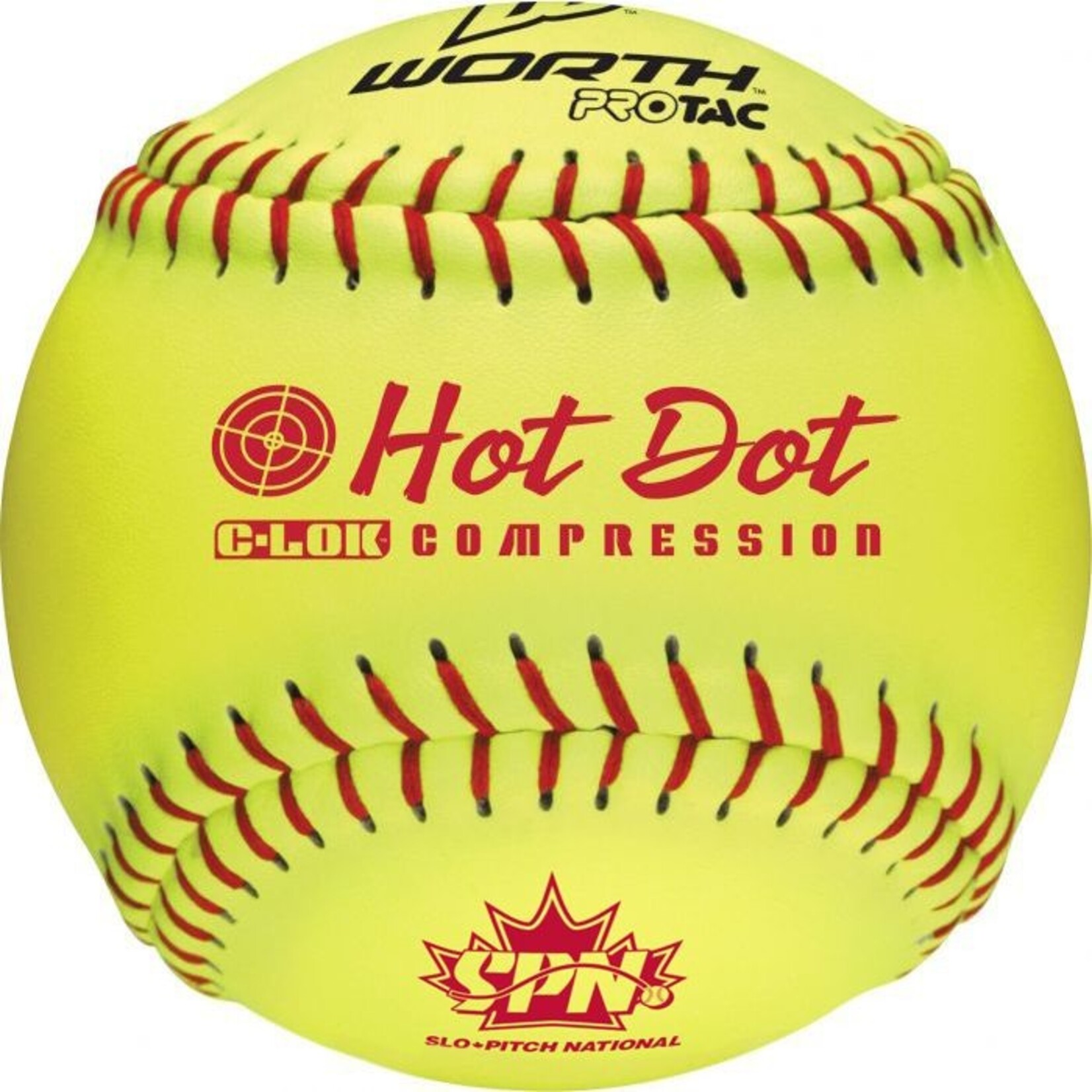 WORTH HOT DOT 11" BOX OF 12 SOTFBALL