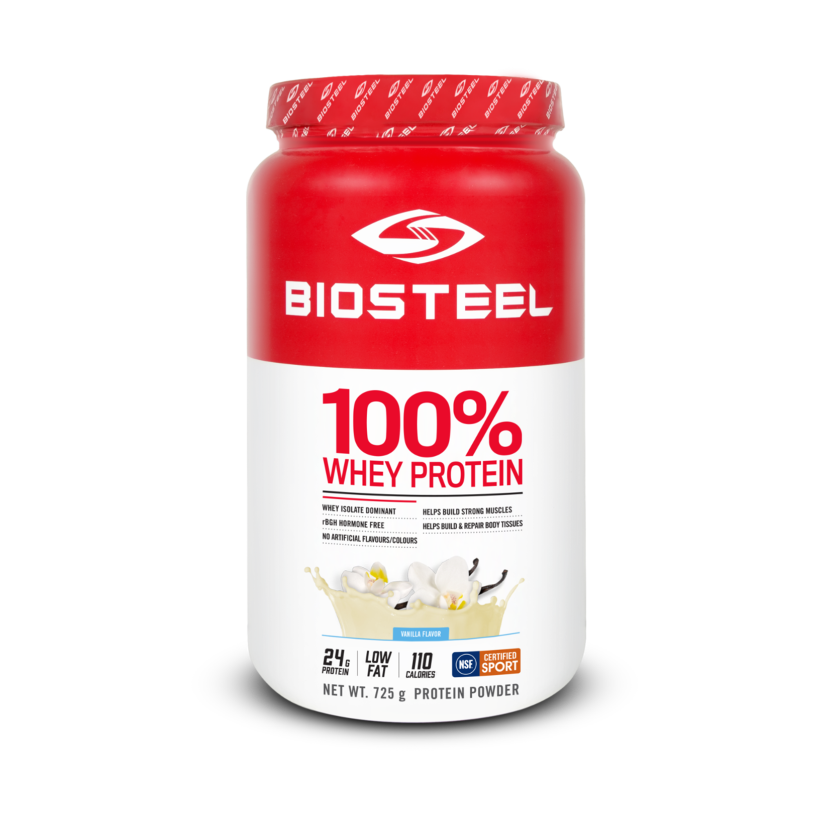 BIOSTEEL VANILLE 725G 100% PROTÉINE WHEY