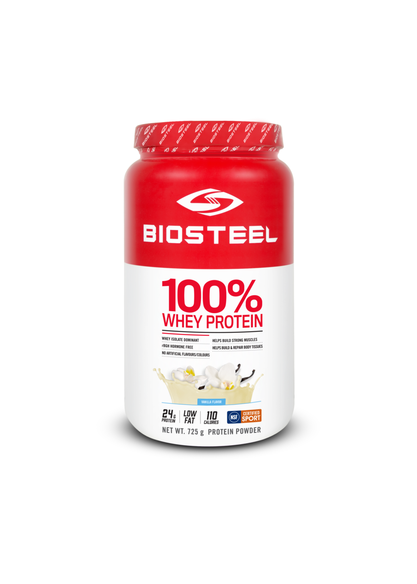 BIO STEEL BIOSTEEL VANILLA 725G 100% WHEY PROTEIN