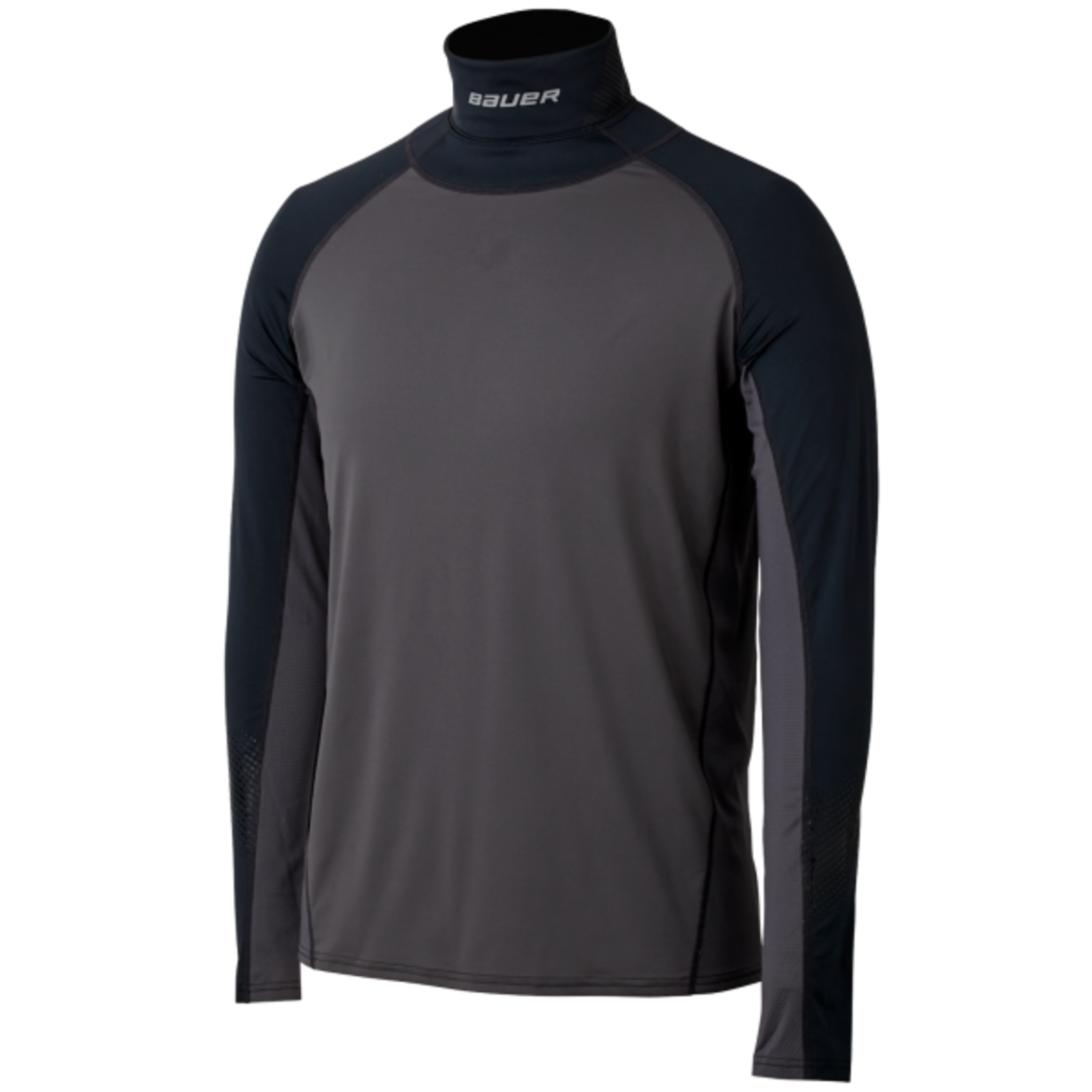 Bauer BAUER S19 LONG-SLEEVE NECKPROTECT YTH HOCKEY TOP BASE LAYER
