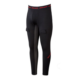 Bauer Hockey BAUER S19 YTH PANTALONS COMPRESSIONS AVEC COQUILLE HOCKEY