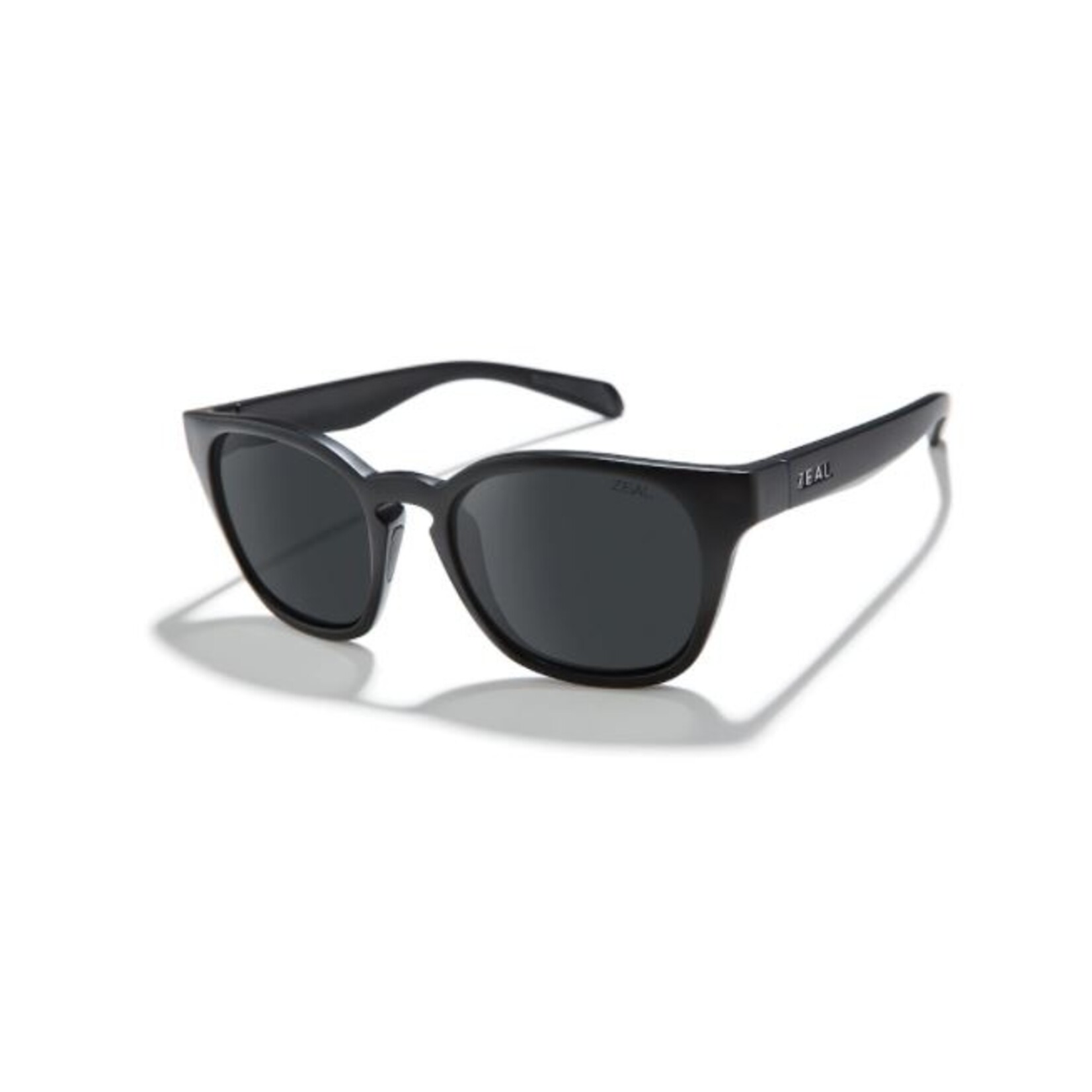 ZEAL DARK GREY WINDSOR MATTE BLACK SUNGLASSES