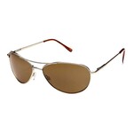 Suncloud SUNCLOUD PATROL GOLD POLARIZED BROWN POLYCARBONATE LUNETTE DE SOLEIL