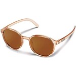 SUNCLOUD LOW KEY CRYSTAL PEACH POLARIZED BROWN LUNETTES DE SOLEIL