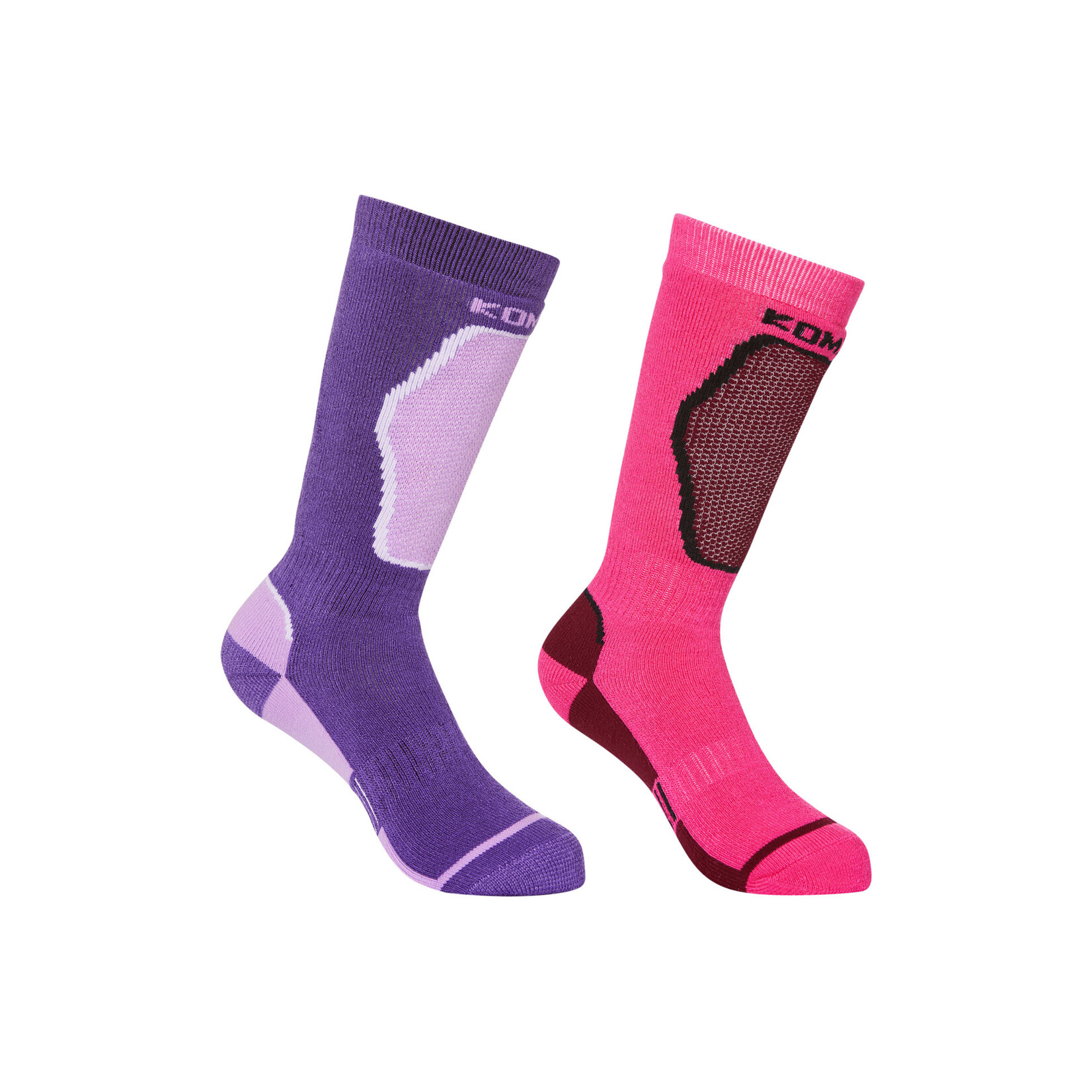 Kombi KOMBI THE BRAVE PAQUET DE DEUX BAS ENFANT PINK PURPLE
