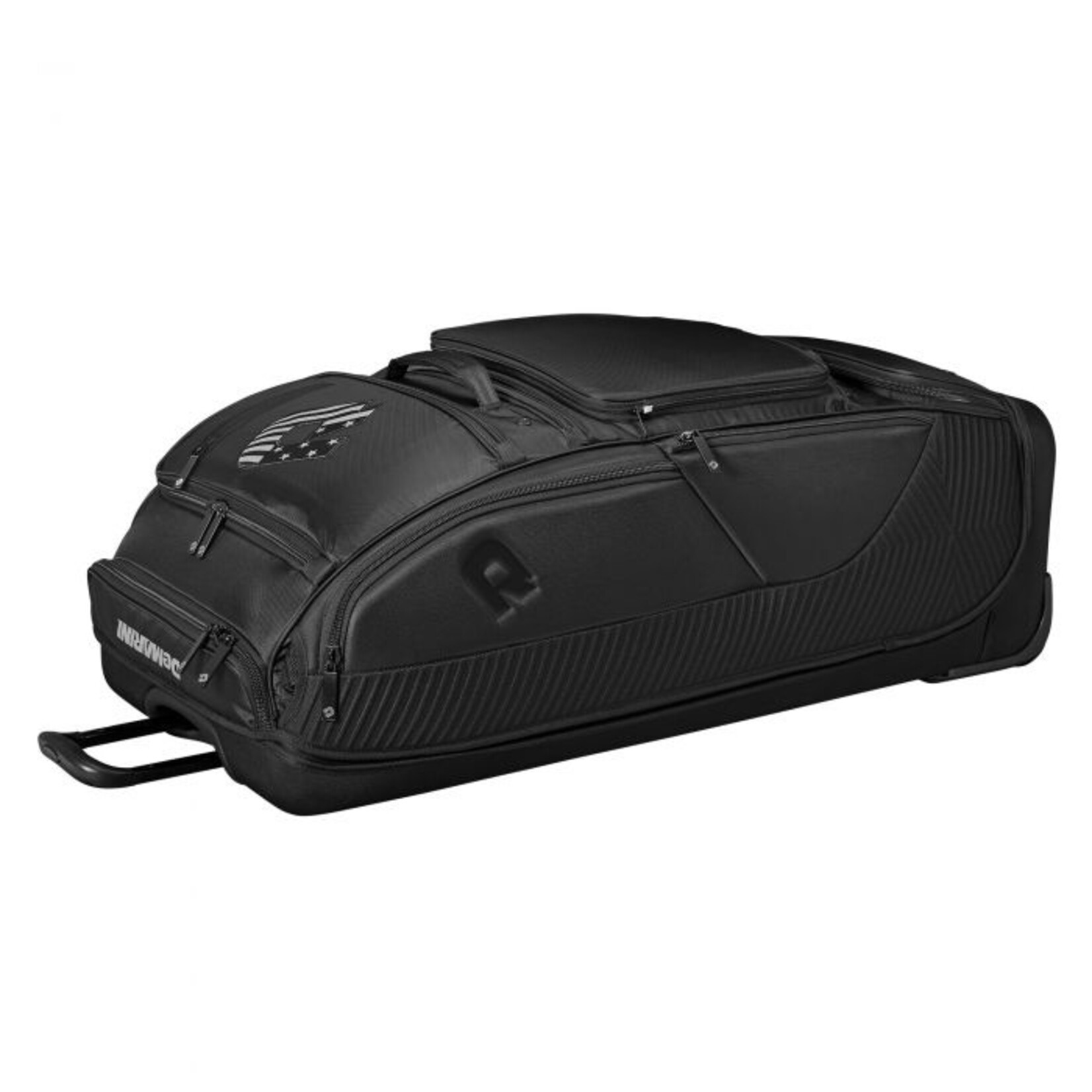 DeMarini Special OPS Wheeled Bag - Charcoal/Orange -