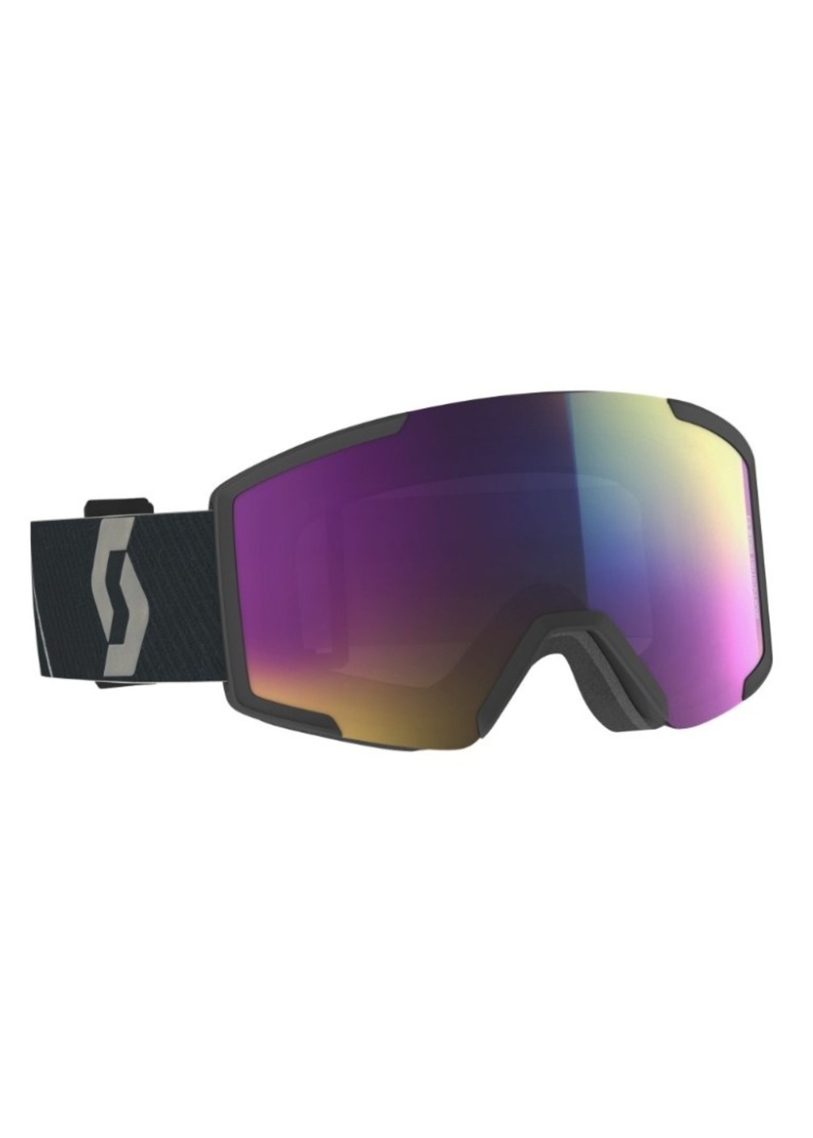 Lunettes De Vélo Scott Shield Compact – Disques Interchangeables – Bleu/Or Chrome