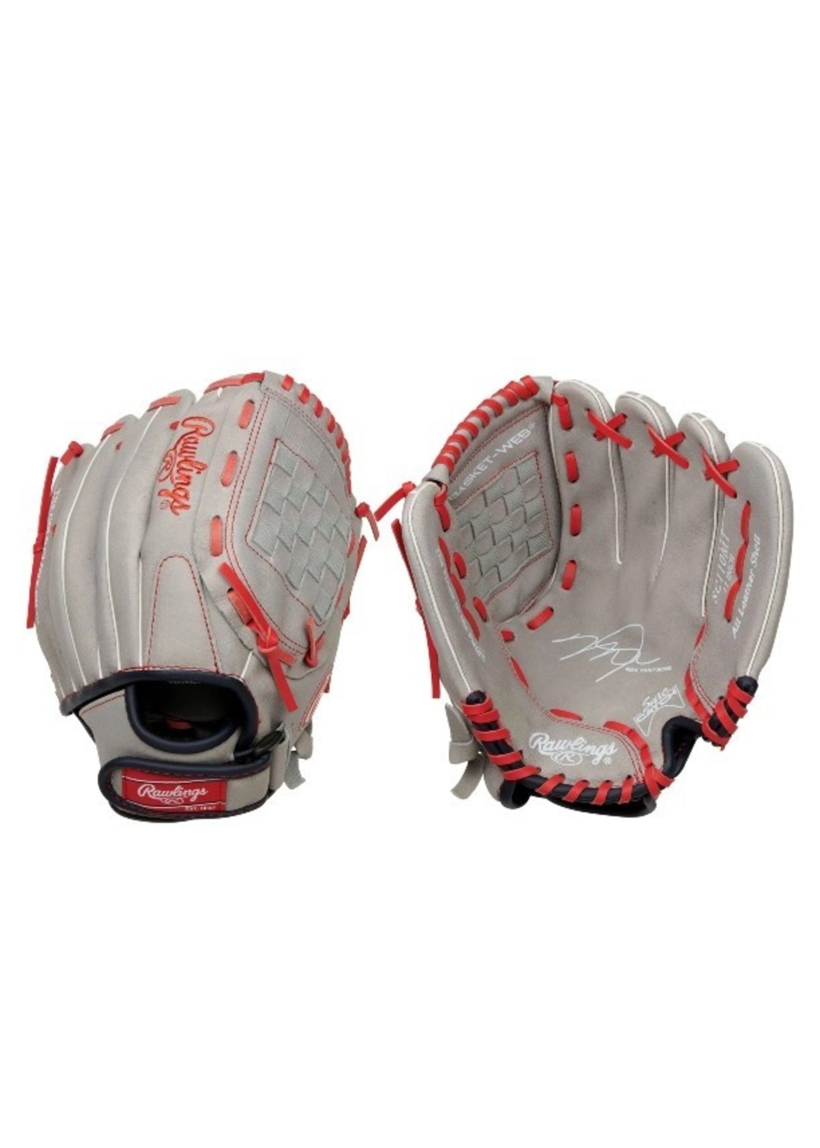 Rawlings RAWLINGS SURE CATCH GLOVE 11" RHT YOUTH BASKET WEB M. TROUT