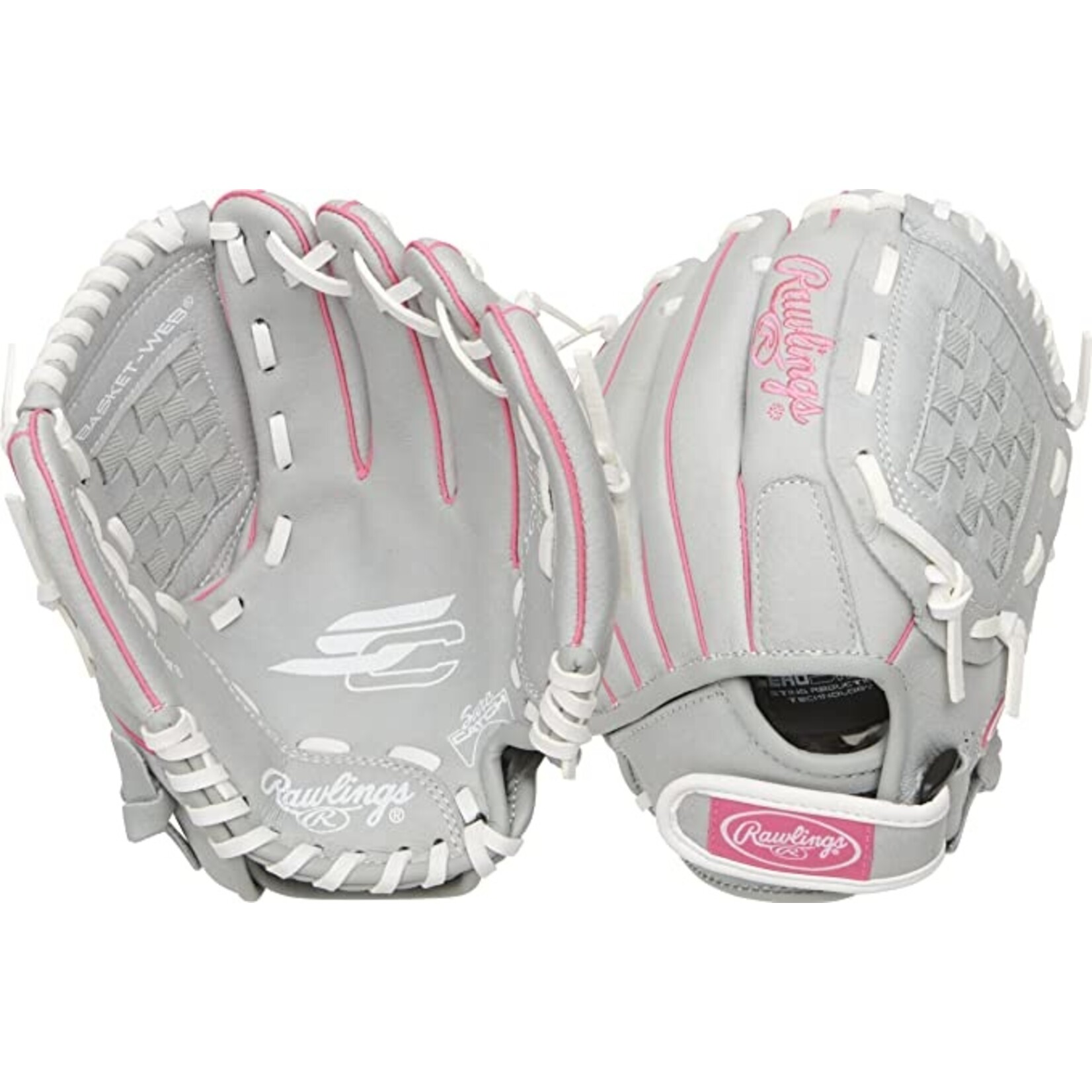 Rawlings RAWLINGS GANT SURE CATCH 10 1/2'' RHT YOUTH SOFTBALL NEO FLEX BASKET PINK