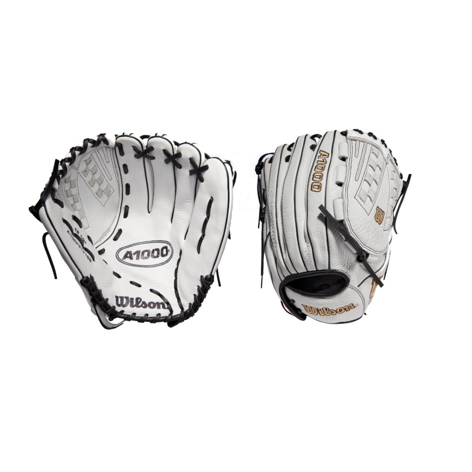 WILSON WILSON GLOVE A1000 12.5'' RHT FASTPITCH WHITE/BLACK